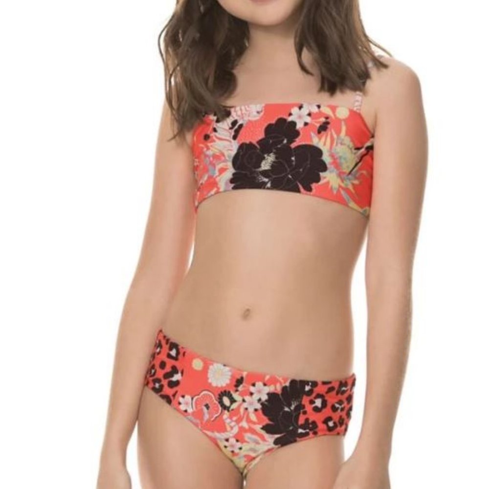 NWT MAAJI GIRLS QUEEN OF THE BALL TIANA BIKINI SET
